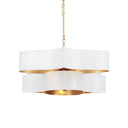 Currey & Company 9000-0-C12 Grand Lotus Oval 6 Light Chandelier 17