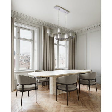 Currey & Company 9000-0-C12 Grand Lotus Oval 6 Light Chandelier 10