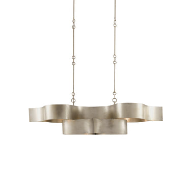 Currey & Company 9000-0-C12 Grand Lotus Oval 6 Light Chandelier 1