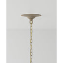 Currey & Company 9000-0-C4 Marshallia 6 Light Chandelier in Rustic Gold/Faux Rock Crystal 11
