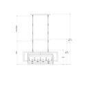 Currey & Company 9000-0-C5 Middleton Rectangular 11 Light Chandelier 11