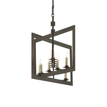 Currey & Company 9000-0-C5 Middleton Rectangular 11 Light Chandelier 7
