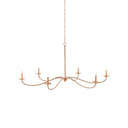 Currey & Company 9000-0-C7 Saxon Rattan 6 Light Chandelier 3