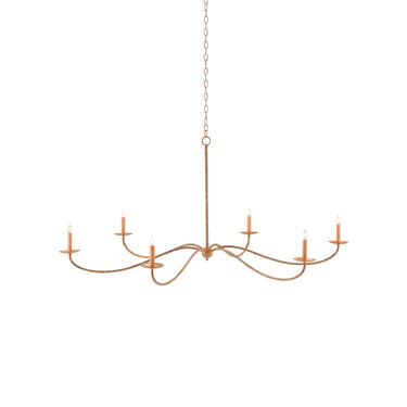 Currey & Company 9000-0-C7 Saxon Rattan 6 Light Chandelier 3