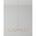 Currey & Company 9000-0-C7 Saxon Rattan 6 Light Chandelier 6