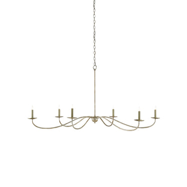 Currey & Company 9000-0-C7 Saxon Rattan 6 Light Chandelier 10