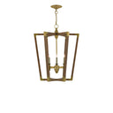Currey & Company 9000-00-C3 Bastian 6 Light Lantern in Chestnut/Brass 9