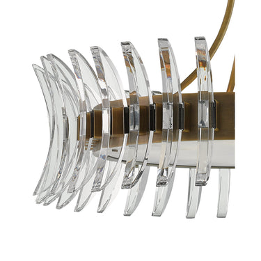 Currey & Company 9000-0014 Coquette 8 Light Chandelier in Antique Brass 2
