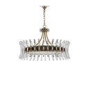 Currey & Company 9000-0014 Coquette 8 Light Chandelier in Antique Brass 4