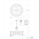 Currey & Company 9000-0014 Coquette 8 Light Chandelier in Antique Brass 6