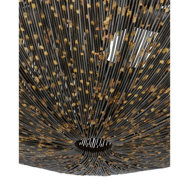 Currey & Company 9000-0018 Eduardo 6 Light Chandelier in Natural Iron/Brass 3