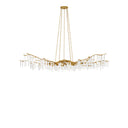 Currey & Company 9000-0040 Forest 10 Light Chandelier in Washed Lucerne Gold/Natural 4