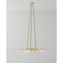 Currey & Company 9000-0040 Forest 10 Light Chandelier in Washed Lucerne Gold/Natural 5
