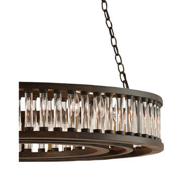 Currey & Company 9000-0045 Elixir 24 Light Chandelier in Bronze Verdigris 2