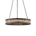 Currey & Company 9000-0045 Elixir 24 Light Chandelier in Bronze Verdigris 1