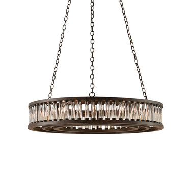 Currey & Company 9000-0045 Elixir 24 Light Chandelier in Bronze Verdigris 1