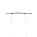 Currey & Company 9000-0054 Maximus 5 Light Chandelier in Washed Gold Leaf 4