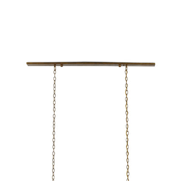 Currey & Company 9000-0054 Maximus 5 Light Chandelier in Washed Gold Leaf 4