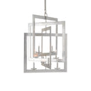 Currey & Company 9000-0056 Middleton 8 Light Chandelier in Contemporary Silver Leaf 3