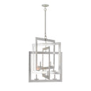 Currey & Company 9000-0056 Middleton 8 Light Chandelier in Contemporary Silver Leaf 4