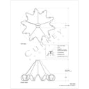Currey & Company 9000-0059 Ringmaster 10 Light Chandelier in Contemporary Silver Leaf 5