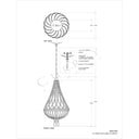 Currey & Company 9000-0061 Ingenue Gold Chandelier in Antique Gold Leaf 4