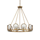 Currey & Company 9000-0119 MarjieScope 10 Light Chandelier in Antique Brass 4