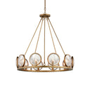 Currey & Company 9000-0119 MarjieScope 10 Light Chandelier in Antique Brass 1
