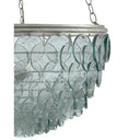 Currey & Company 9000-0140 Quorum Small 8 Light Chandelier in Silver Leaf 2