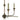 Currey & Company 9000-0143 Nottaway Bronze Small Chandelier in Pyrite Bronze - Crescent Harbor