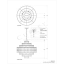 Currey & Company 9000-0148 Sommelier 8 Light Chandelier in Dark Contemporary Gold Leaf/Green 5