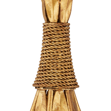 Currey & Company 9000-0186 Bette 6 Light Chandelier in Grecian Gold Leaf 3