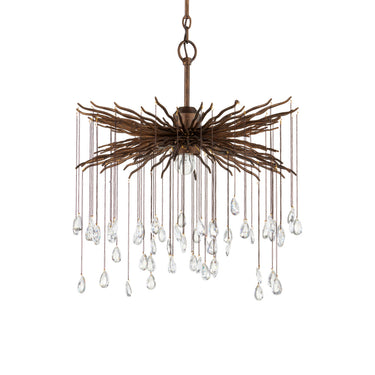 Currey & Company 9000-0198 Fen Small Chandelier in Cupertino 4