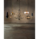 Currey & Company 9000-0213 Folgate Grande 28 Light Chandelier in French Black/Gold Leaf 4