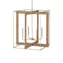 Currey & Company 9000-0217 Purebred Large 4 Light Lantern in Contemporary Gold Leaf/Natural 5