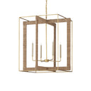 Currey & Company 9000-0217 Purebred Large 4 Light Lantern in Contemporary Gold Leaf/Natural 6