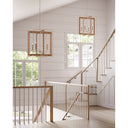 Currey & Company 9000-0217 Purebred Large 4 Light Lantern in Contemporary Gold Leaf/Natural 8
