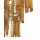 Currey & Company 9000-0247 Mantra 7 Light Chandelier in Gold Leaf 2