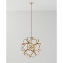 Currey & Company 9000-0259 Sappho Orb 9 Light Chandelier in New Gold Leaf 5