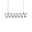 Currey & Company 9000-0263 Maximus Grande 7 Light Chandelier in Pyrite Bronze 1