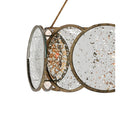Currey & Company 9000-0277 Oliveri 6 Light Chandelier in Pyrite Bronze/Raj Mirror 2