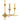 Currey & Company 9000-03-C Nottaway 6 Light Chandelier in Contemporary Gold Leaf - Crescent Harbor