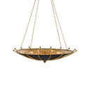 Currey & Company 9000-0319 Fontaine 6 Light Chandelier in Antique Gold Leaf/Contemporary Gold Leaf/Satin Black 3