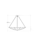 Currey & Company 9000-0319 Fontaine 6 Light Chandelier in Antique Gold Leaf/Contemporary Gold Leaf/Satin Black 6