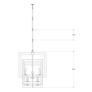 Currey & Company 9000-0352 Middleton Grand 8 Light Chandelier in Contemporary Silver Leaf 4