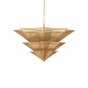 Currey & Company 9000-0359 Hanway 9 Light Chandelier in Antique Gold Leaf 5