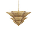 Currey & Company 9000-0359 Hanway 9 Light Chandelier in Antique Gold Leaf 6
