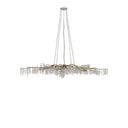 Currey & Company 9000-0368 Forest 10 Light Chandelier in Textured Silver/Natural 3