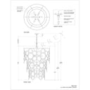 Currey & Company 9000-0381 Mauresque 9 Light Chandelier in Bronze Gold/Contemporary Gold Leaf 6