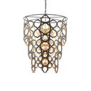 Currey & Company 9000-0381 Mauresque 9 Light Chandelier in Bronze Gold/Contemporary Gold Leaf 1